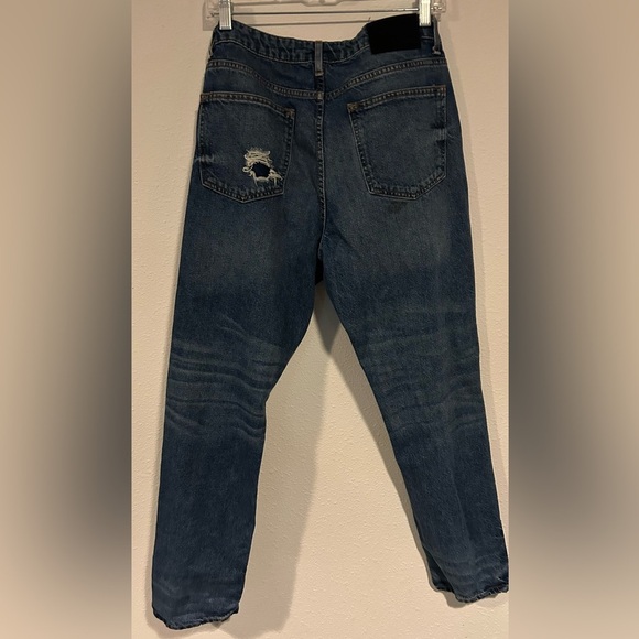 Forever 21 Blue Relaxed Distressed Jeans 32 - Picture 2 of 3